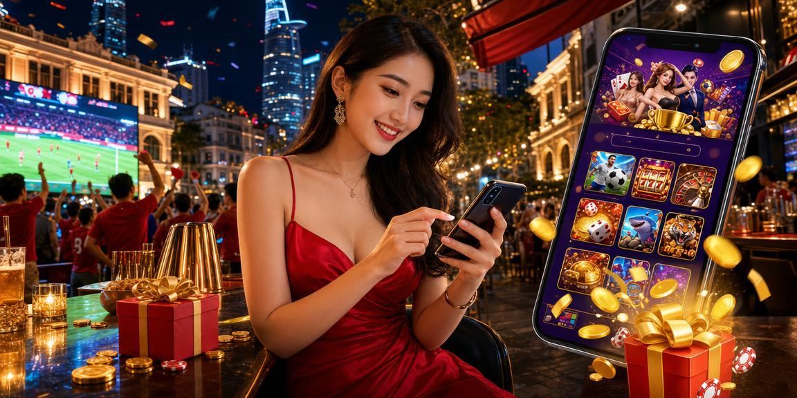 Mô hình thử nghiệm slot game tại một sự kiện công nghệ ở TP.HCM