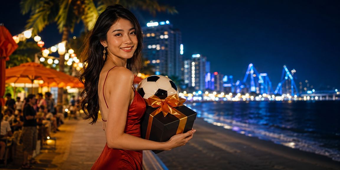 Người dùng tại Nha Trang theo dõi kèo bóng đá ban đêm gần chợ đêm